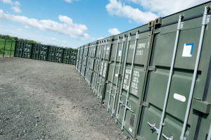 Storage containers at Fruix Storage